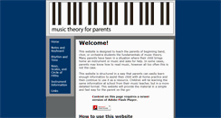 Desktop Screenshot of musictheoryforparents.com